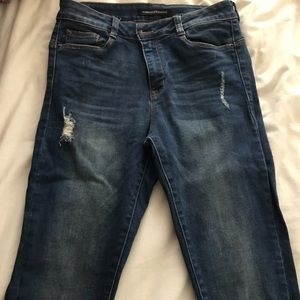 Foreign exchange distressed denim
